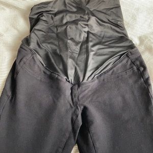 LOFT Black Maternity Ponte Leggings